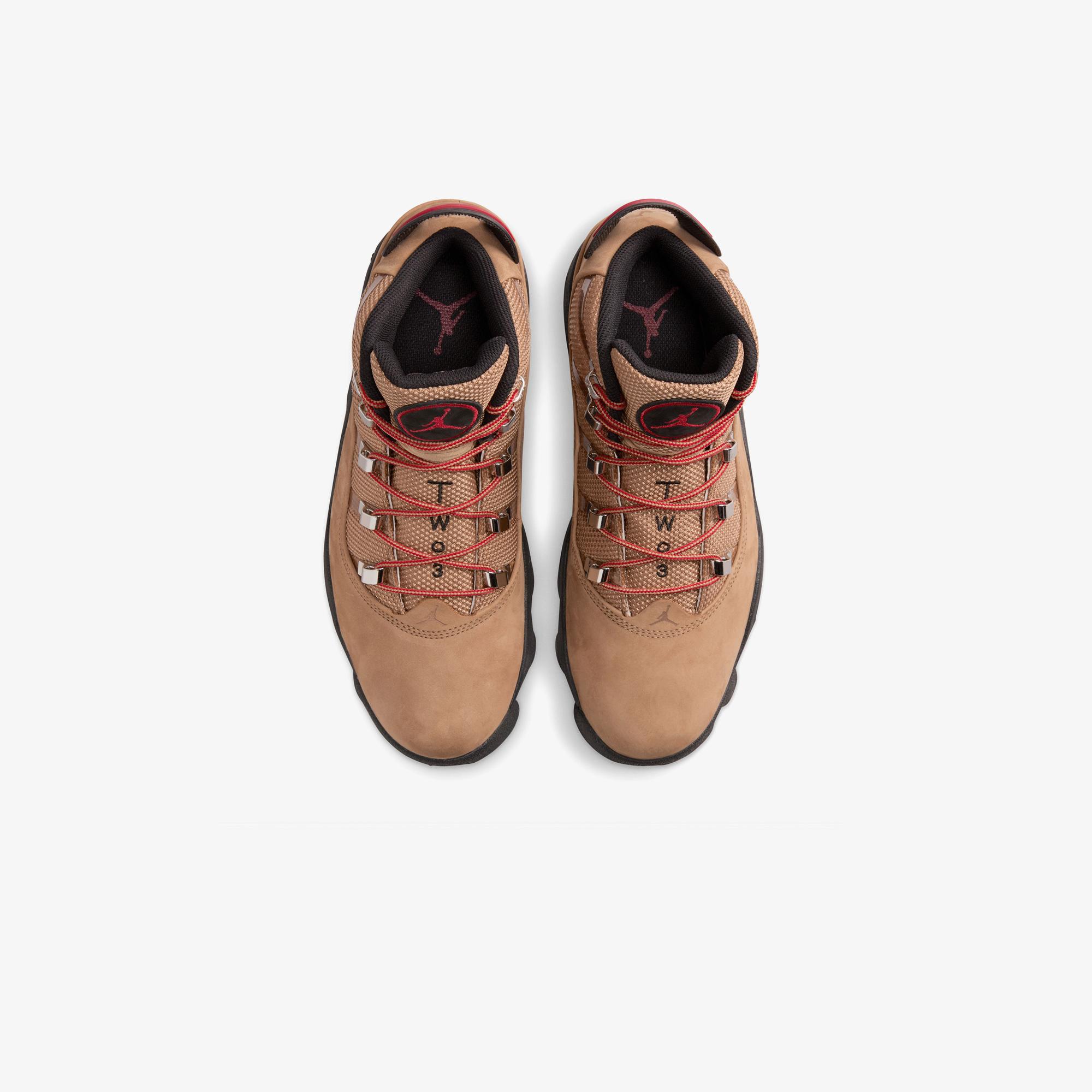 Jordan Winterized 6 Rings Erkek Kahverengi Spor Ayakkabı