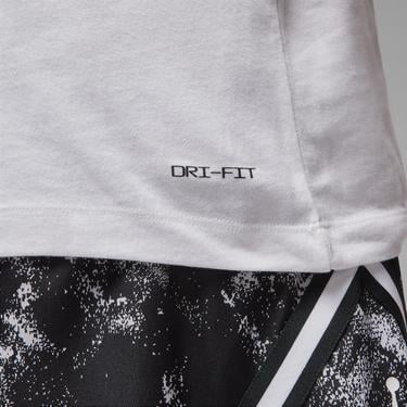  Jordan Dri-Fit Sport Erkek Beyaz T-Shirt