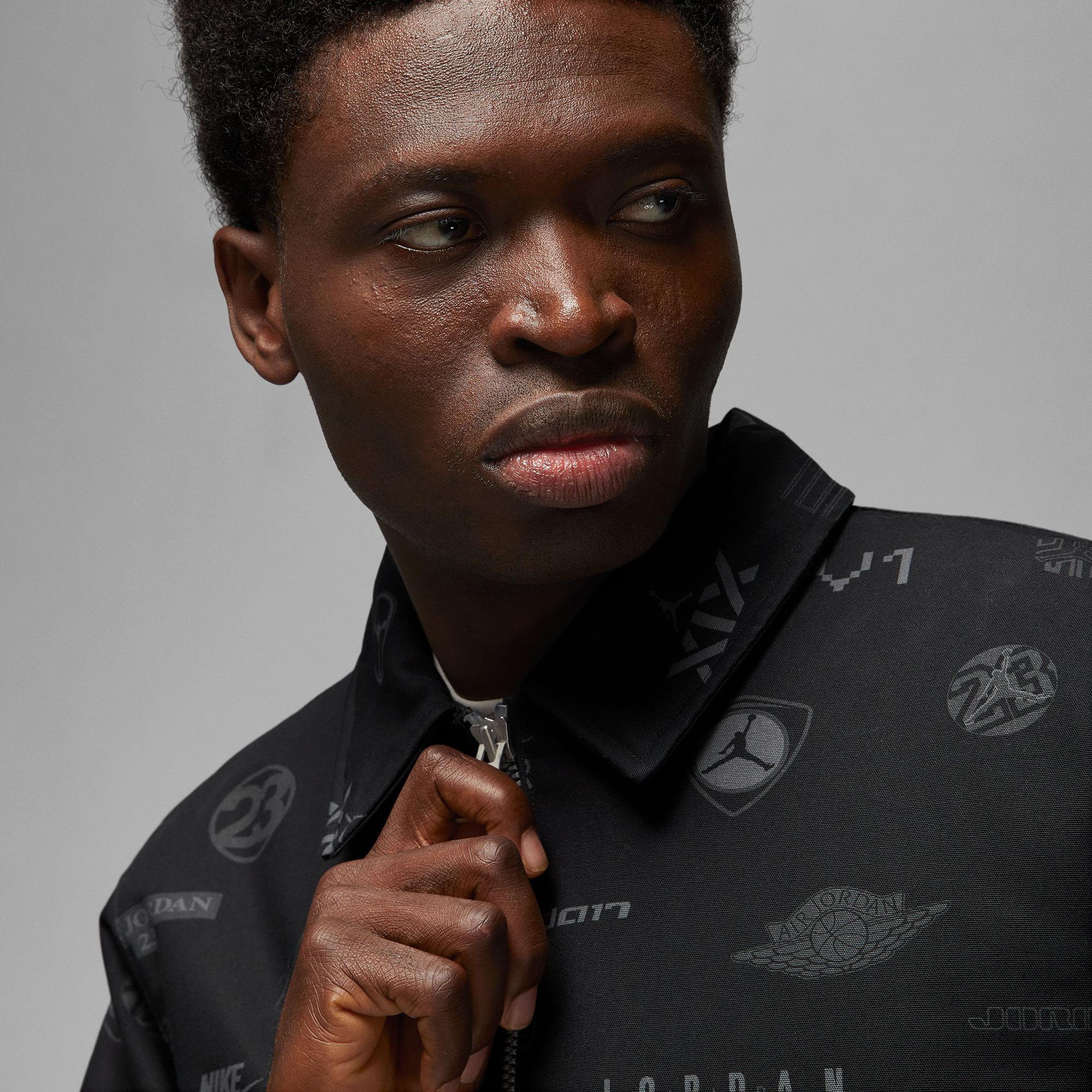 Jordan Flight Heritage Erkek Siyah Ceket