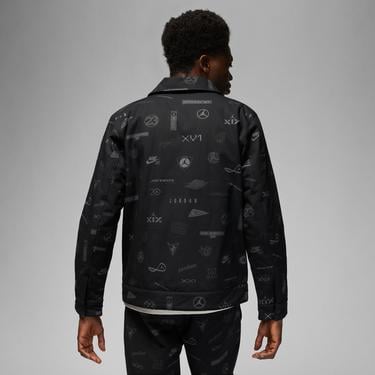  Jordan Flight Heritage Erkek Siyah Ceket