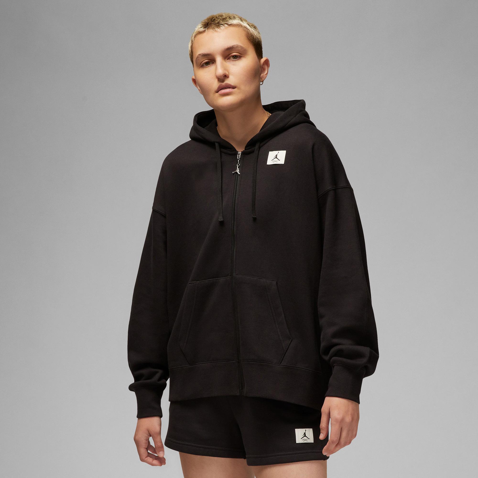 Jordan Flight Kadın Siyah Kapüşonlu Sweatshirt