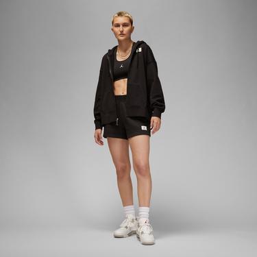  Jordan Flight Kadın Siyah Kapüşonlu Sweatshirt