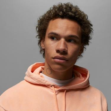  Jordan Flight Fleece Erkek Turuncu Sweatshirt