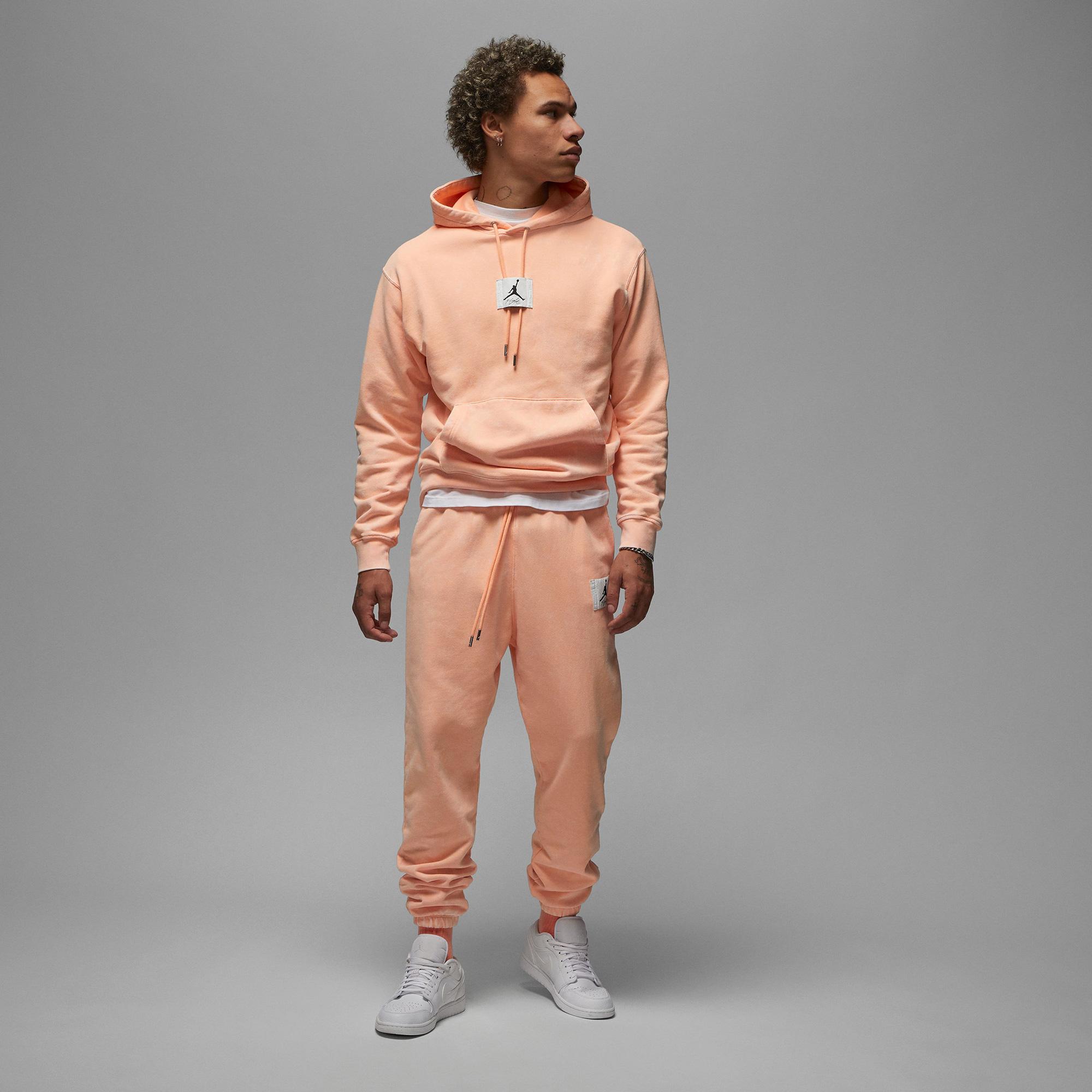 Jordan Flight Fleece Erkek Turuncu Sweatshirt