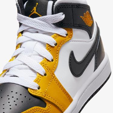  Jordan 1 Mid Çocuk Sarı Spor Ayakkabı