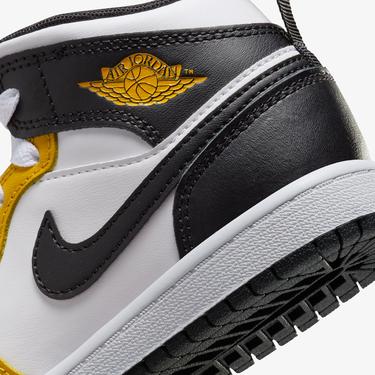 Jordan 1 Mid Çocuk Sarı Spor Ayakkabı