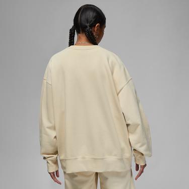  Jordan Flight Fleece Kadın Kahverengi Uzun Kollu T-Shirt