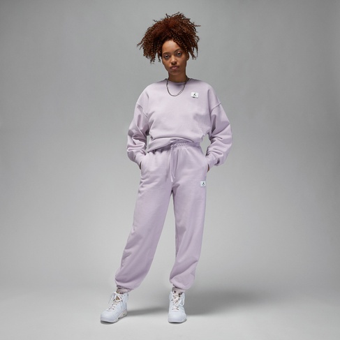  Jordan Flight Fleece Kadın Mor Eşofman Altı