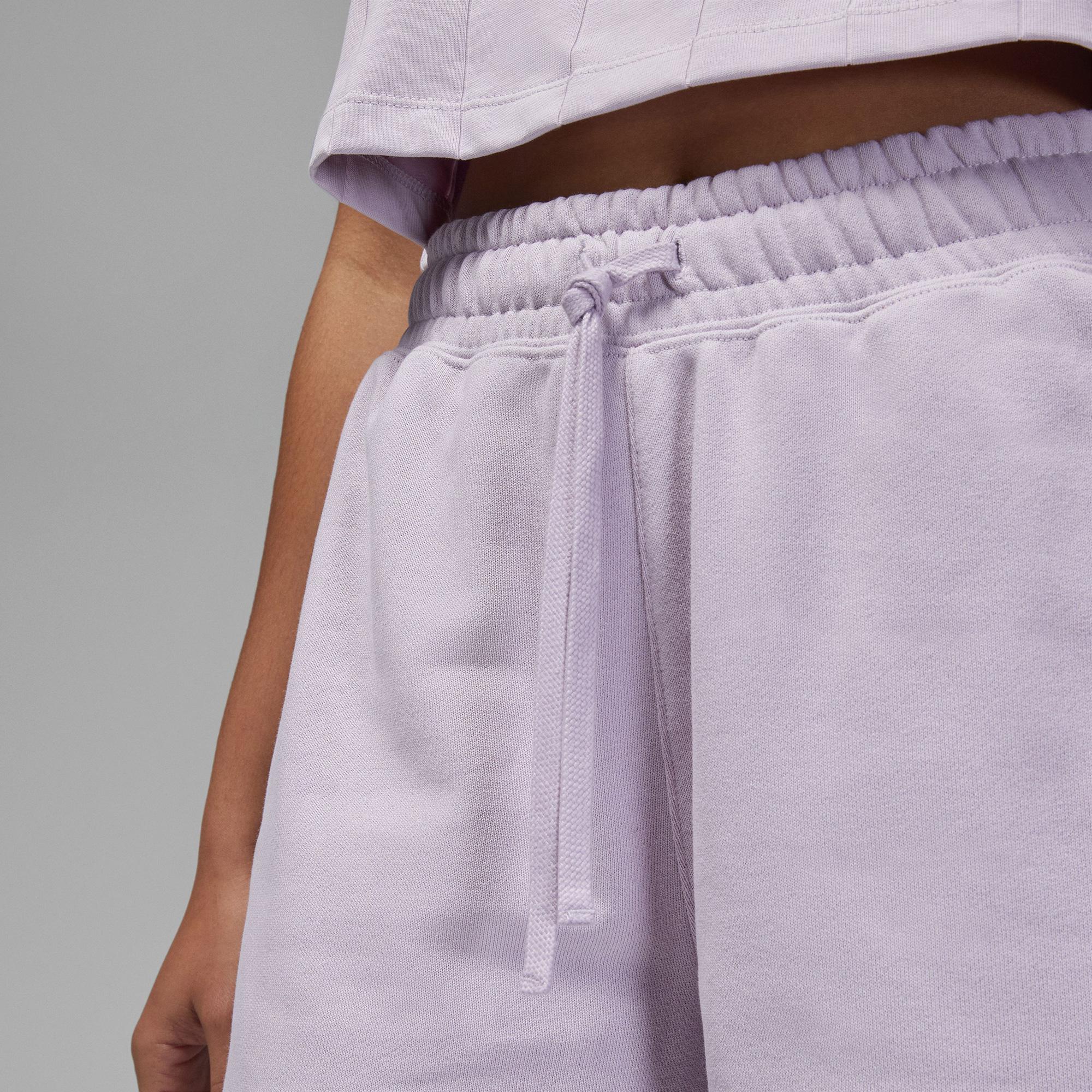 Jordan Flight Fleece Kadın Mor Eşofman Altı