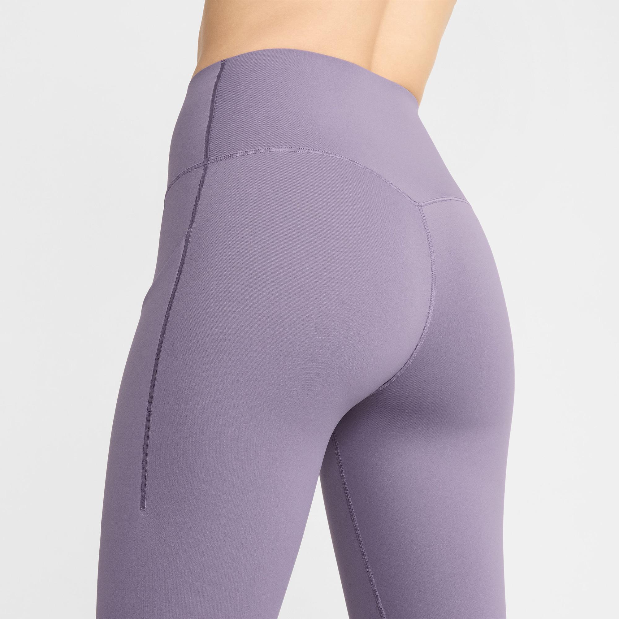 Nike Dri-Fit Universa Kadın Mor Tayt