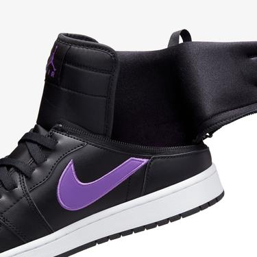  Jordan Air 1 Hi FlyEase Erkek Siyah Spor Ayakkabı