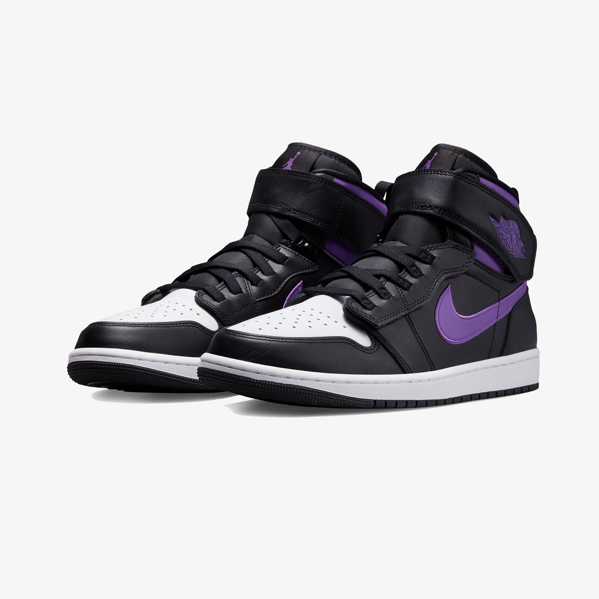 Jordan Air 1 Hi FlyEase Erkek Siyah Spor Ayakkabı