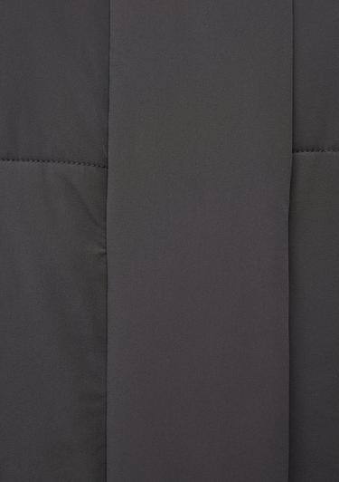  Mavi Kapüşonlu Antraist Şişme Mont 1110225-80106