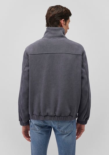  Mavi Dik Yaka Lacivert Ceket Loose Fit / Bol Rahat Kesim 0110369-80776