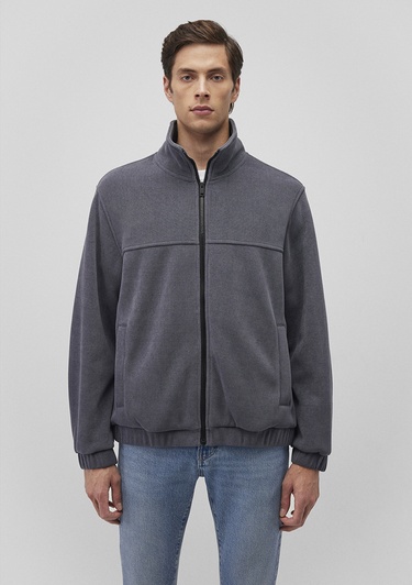  Mavi Dik Yaka Lacivert Ceket Loose Fit / Bol Rahat Kesim 0110369-80776