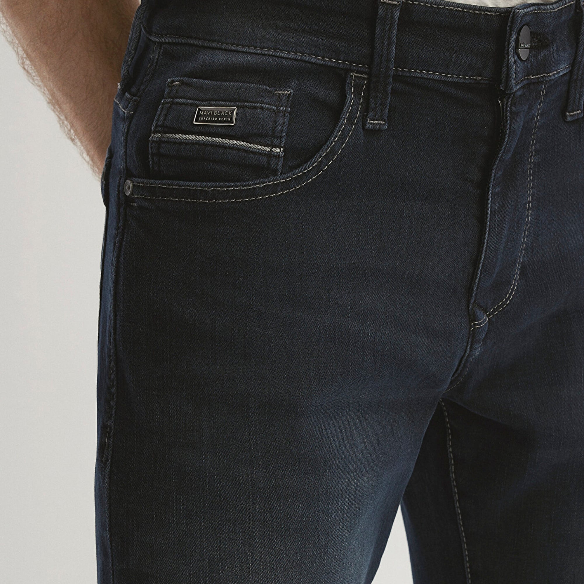 Mavi James Mavi Black Puslu Mürekkep Mavi Jean Pantolon 0042426976