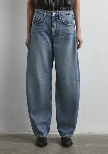  Mavi Lisa 90lar Tokalı İndigo Mavisi Jean Pantolon 1010938-89253