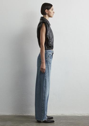  Mavi Lisa 90lar Tokalı İndigo Mavisi Jean Pantolon 1010938-89253