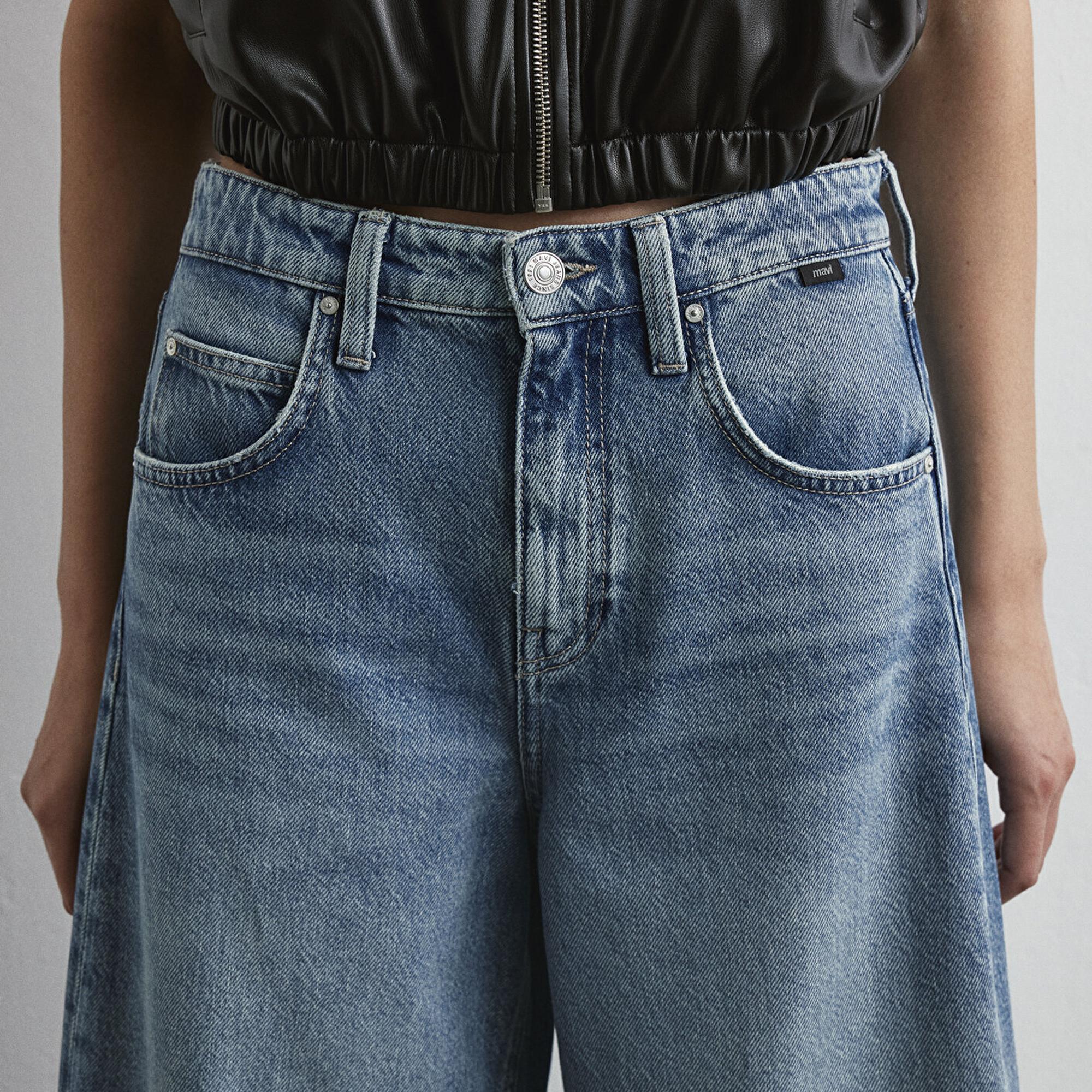 Mavi Lisa 90lar Tokalı İndigo Mavisi Jean Pantolon 1010938-89253