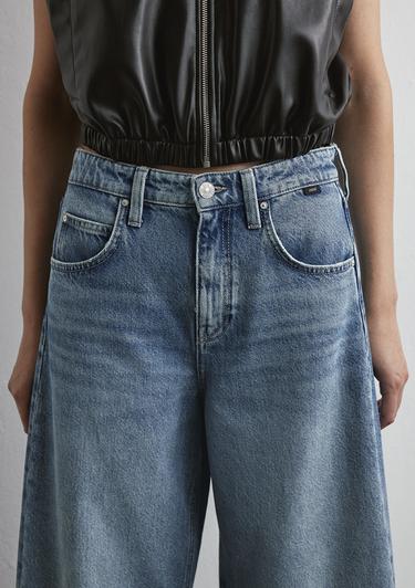 Mavi Lisa 90lar Tokalı İndigo Mavisi Jean Pantolon 1010938-89253