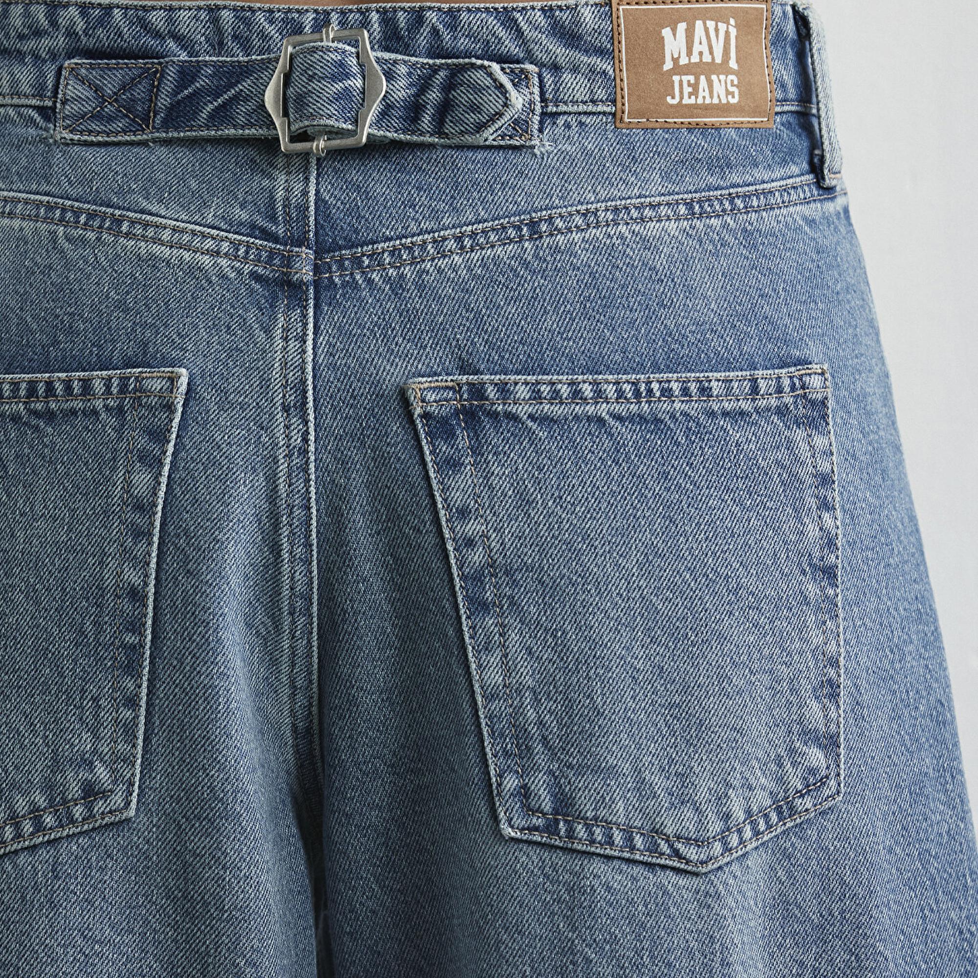 Mavi Lisa 90lar Tokalı İndigo Mavisi Jean Pantolon 1010938-89253