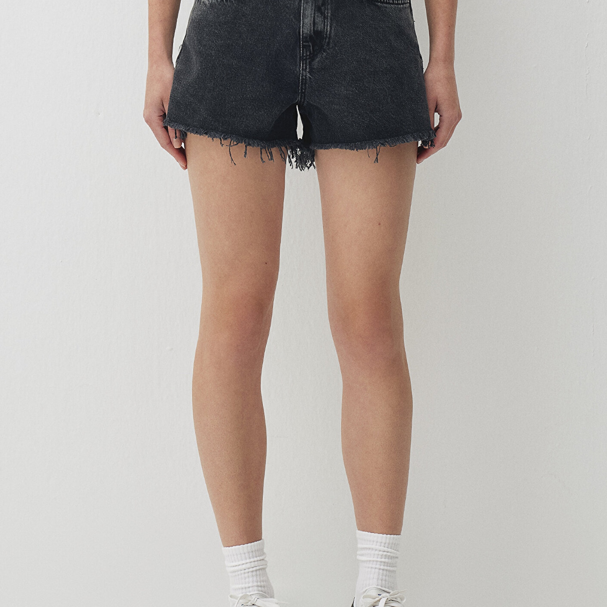 Mavi Cherry 90lar Gri Jean Şort 1410022-87071