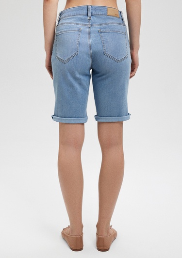  Mavi Alexis Casual Açık Mavi Jean Şort 1441587067