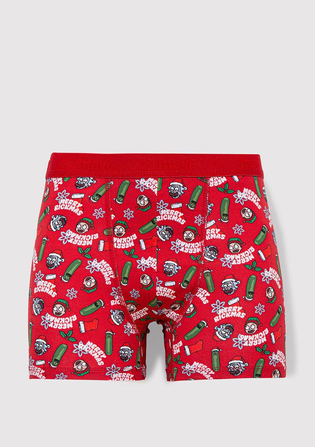  Mavi Kırmızı Basic Boxer 0911246-32421