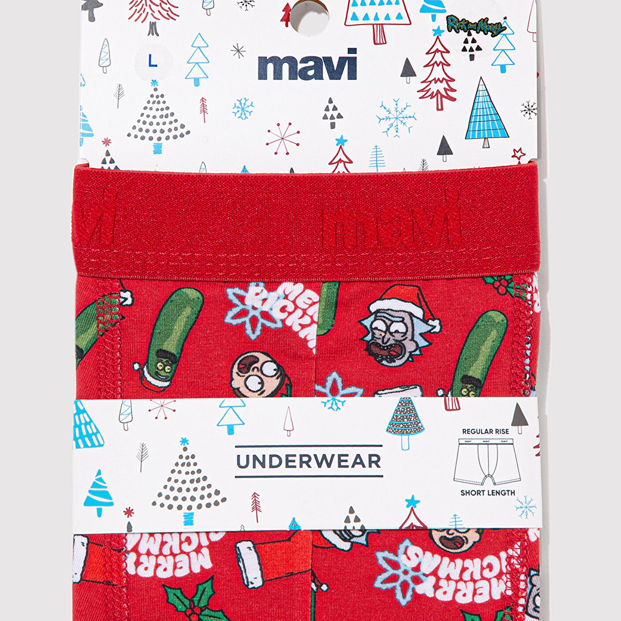 Mavi Kırmızı Basic Boxer 0911246-32421