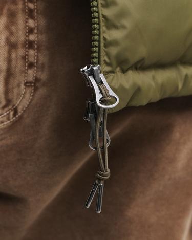  GANT Erkek Yeşil Kapüşonlu Mont