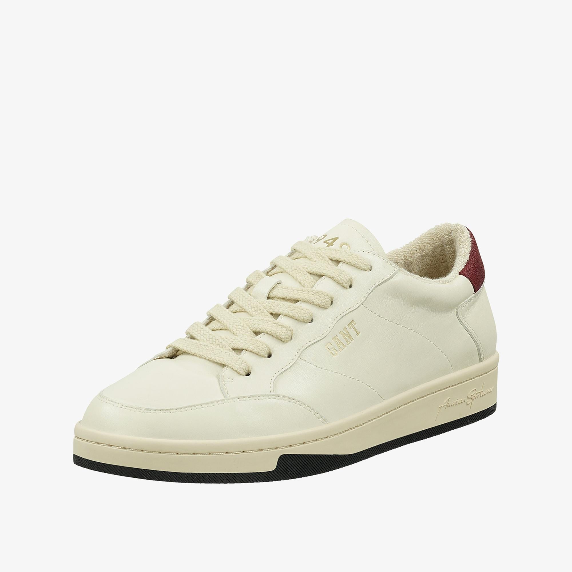 GANT Erkek Krem Deri Sneaker