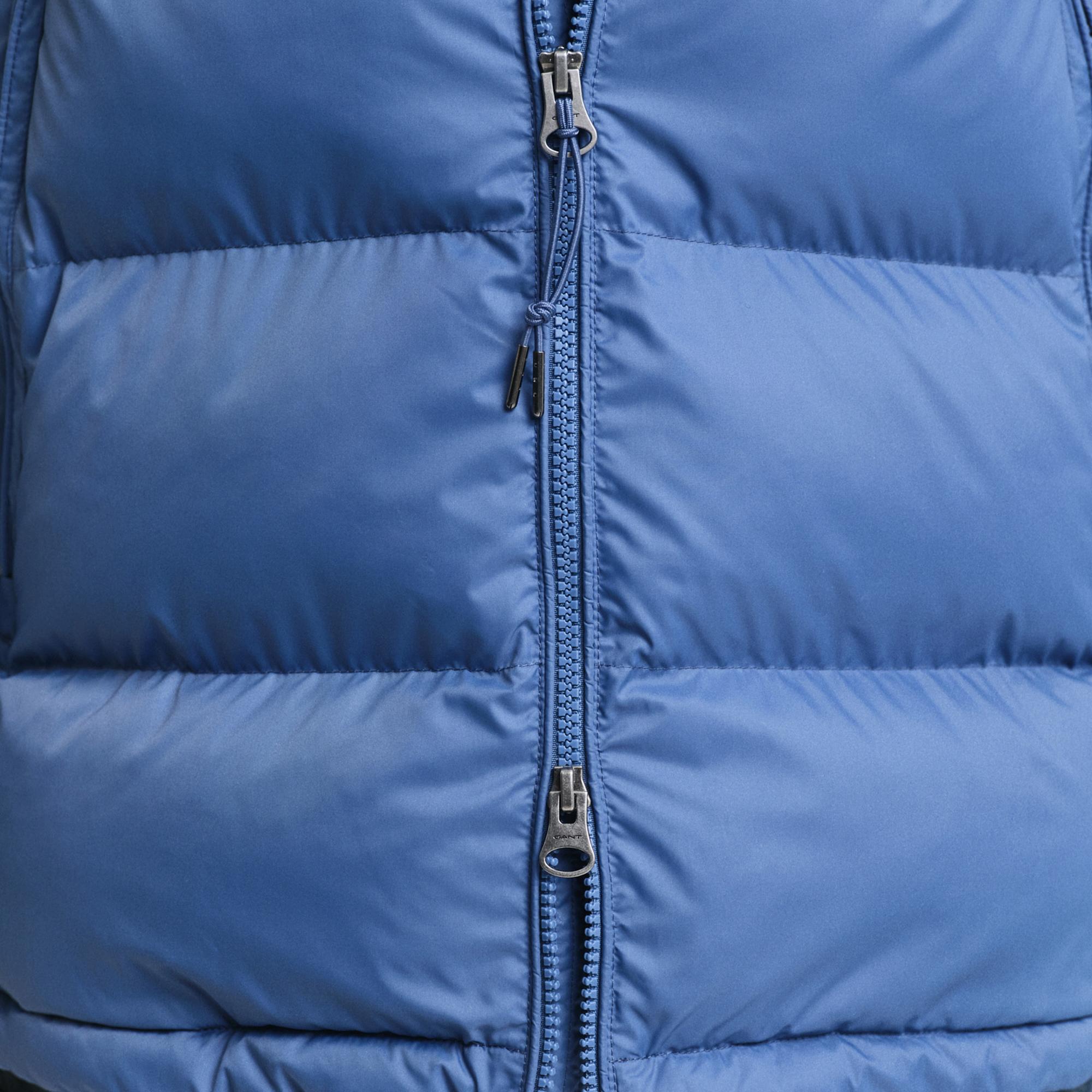 GANT Erkek Mavi Kapüşonlu Mont