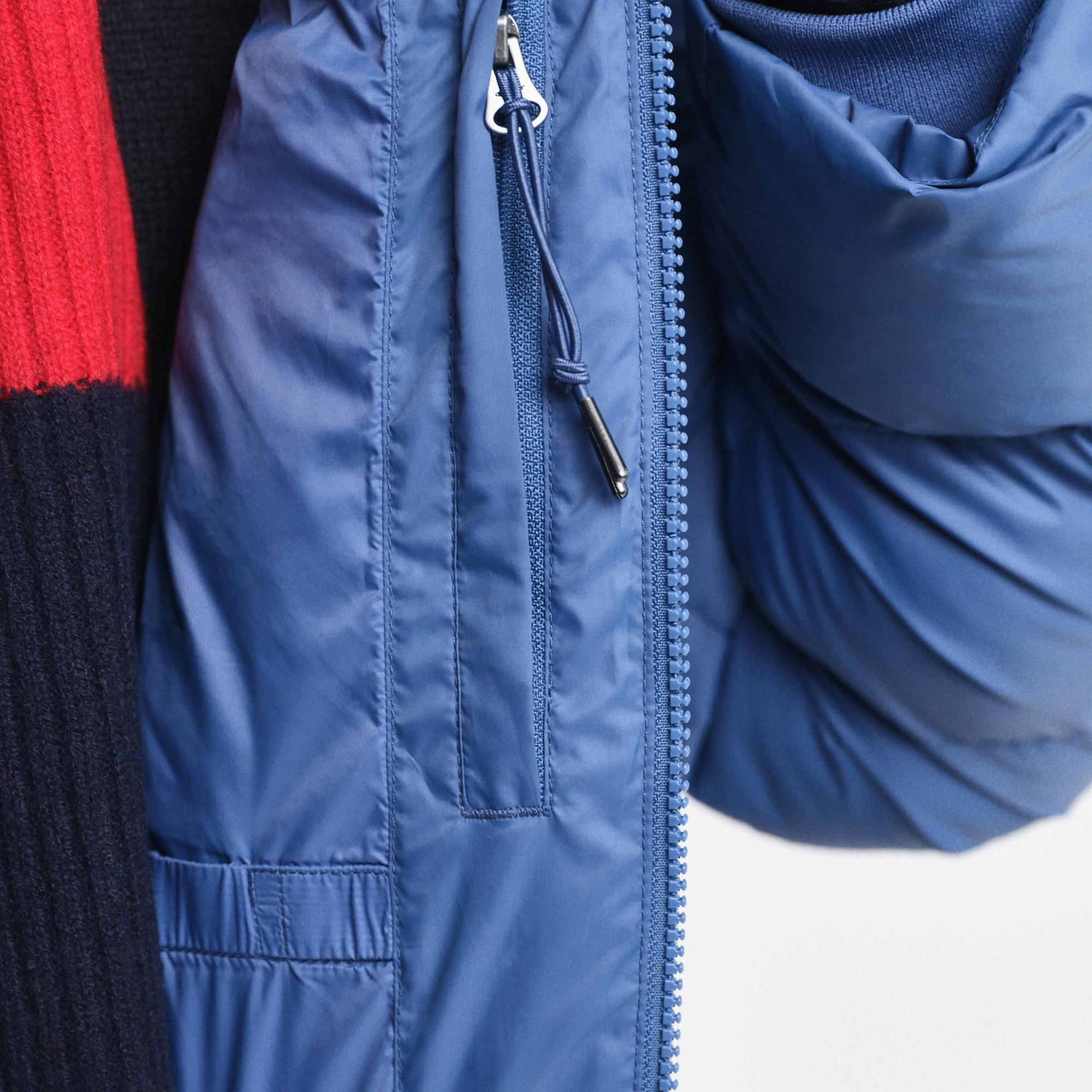 GANT Erkek Mavi Kapüşonlu Mont