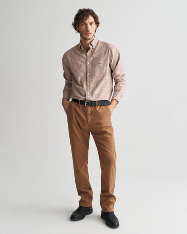  GANT Erkek Kahverengi Slim Fit Pantolon