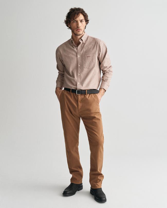  GANT Erkek Kahverengi Slim Fit Pantolon