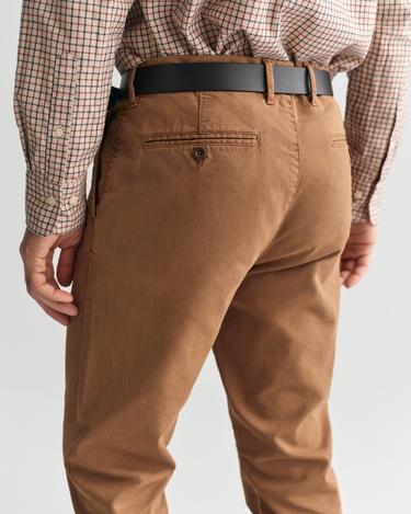  GANT Erkek Kahverengi Slim Fit Pantolon