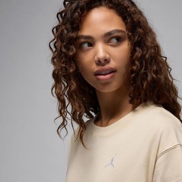  Jordan Essentials Kadın Kahverengi T-Shirt