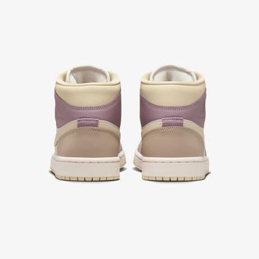  Jordan Air 1 Mid Kadın Krem Spor Ayakkabı