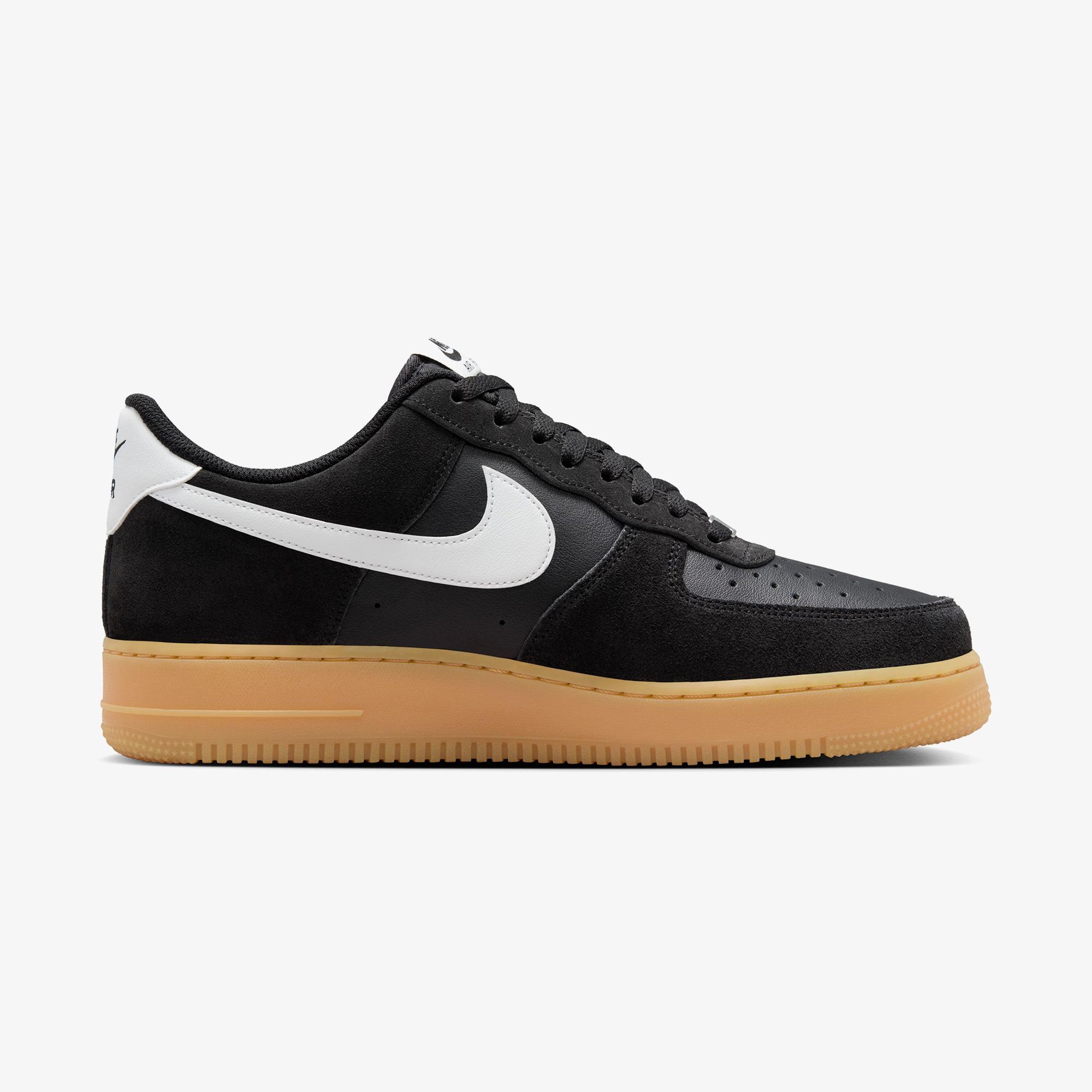 Nike Air Force 1 '07 LV8 Erkek Siyah Spor Ayakkabı