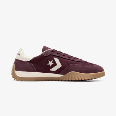 Converse Run Star Trainer Unisex Bordo Süet Sneaker