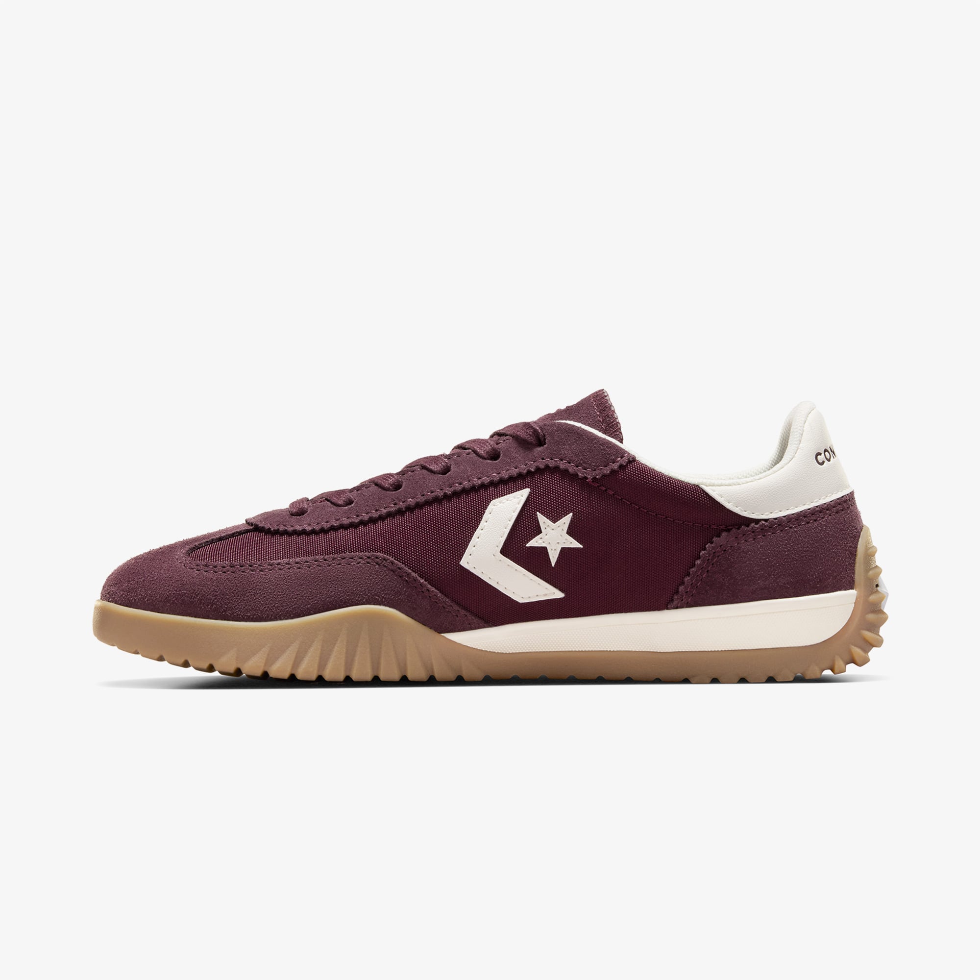 Converse Run Star Trainer Unisex Bordo Süet Sneaker - Görsel 6