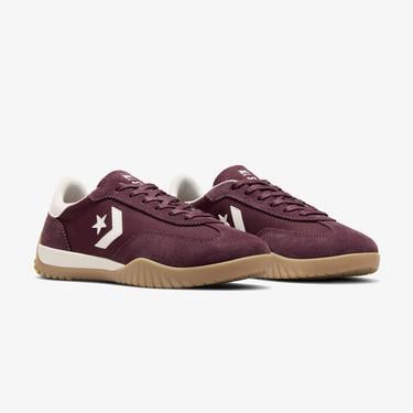  Converse Run Star Trainer Unisex Bordo Süet Sneaker