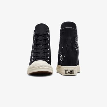  Converse Chuck Taylor All Star Wedge Kadın Siyah Platform Sneaker
