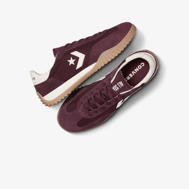  Converse Run Star Trainer Unisex Bordo Süet Sneaker