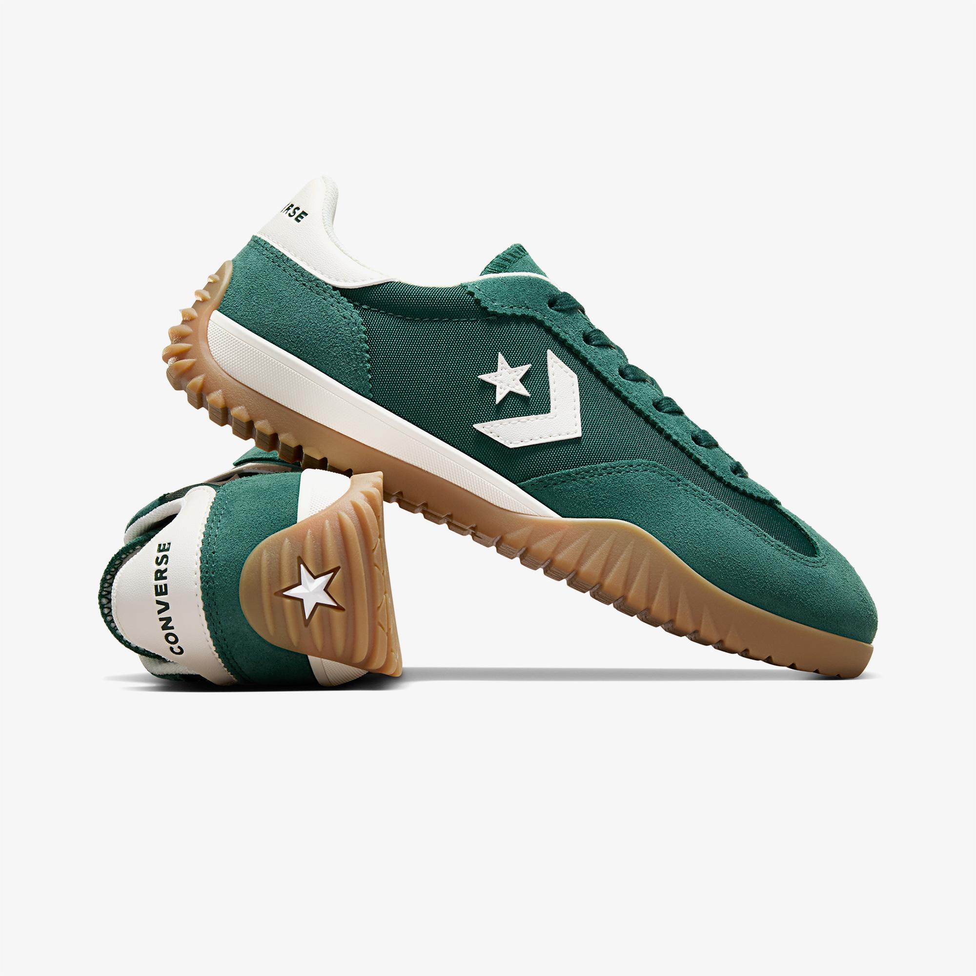 Converse Run Star Trainer Unisex Yeşil Süet Sneaker