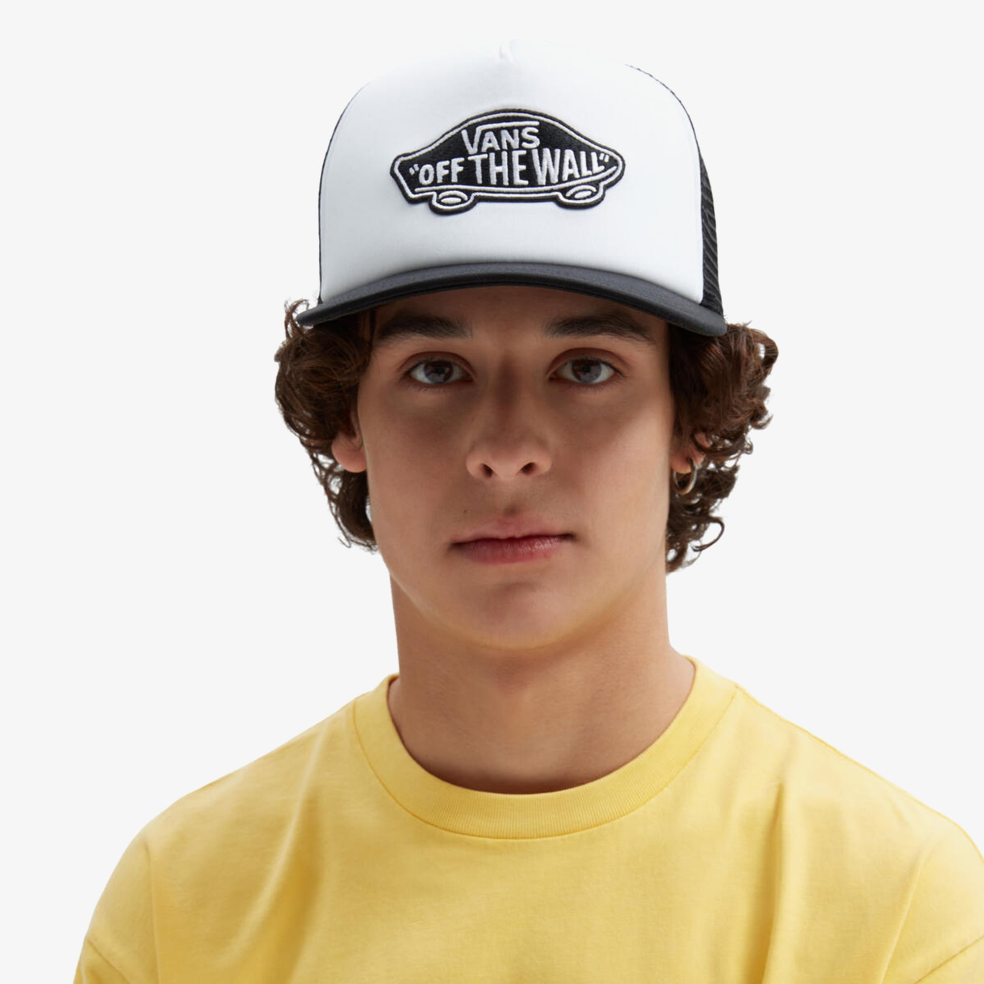  Vans Classic Patch Curved Bill Trucker Erkek Siyah Şapka