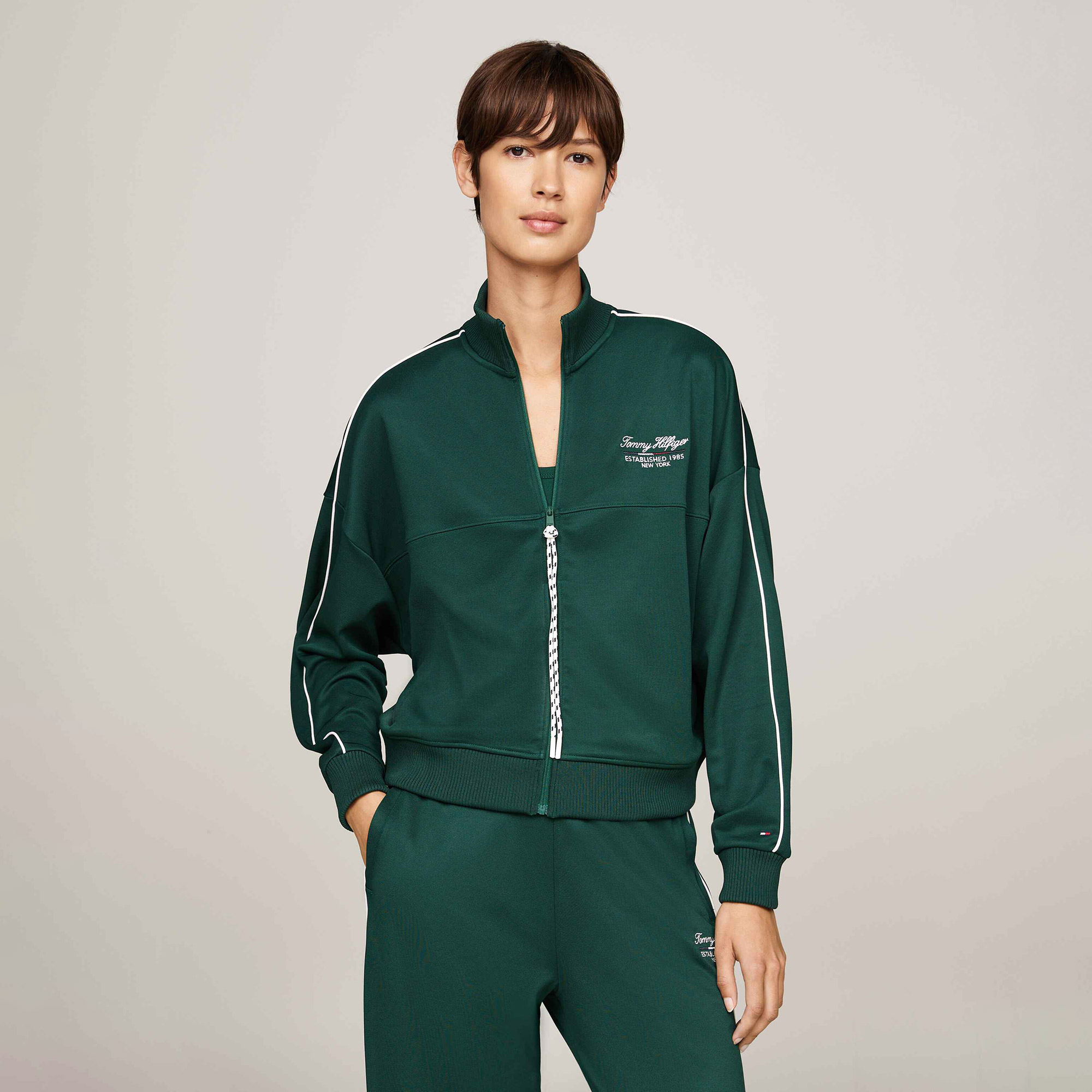  Tommy Hilfiger Kadın Yeşil Sweatshirt