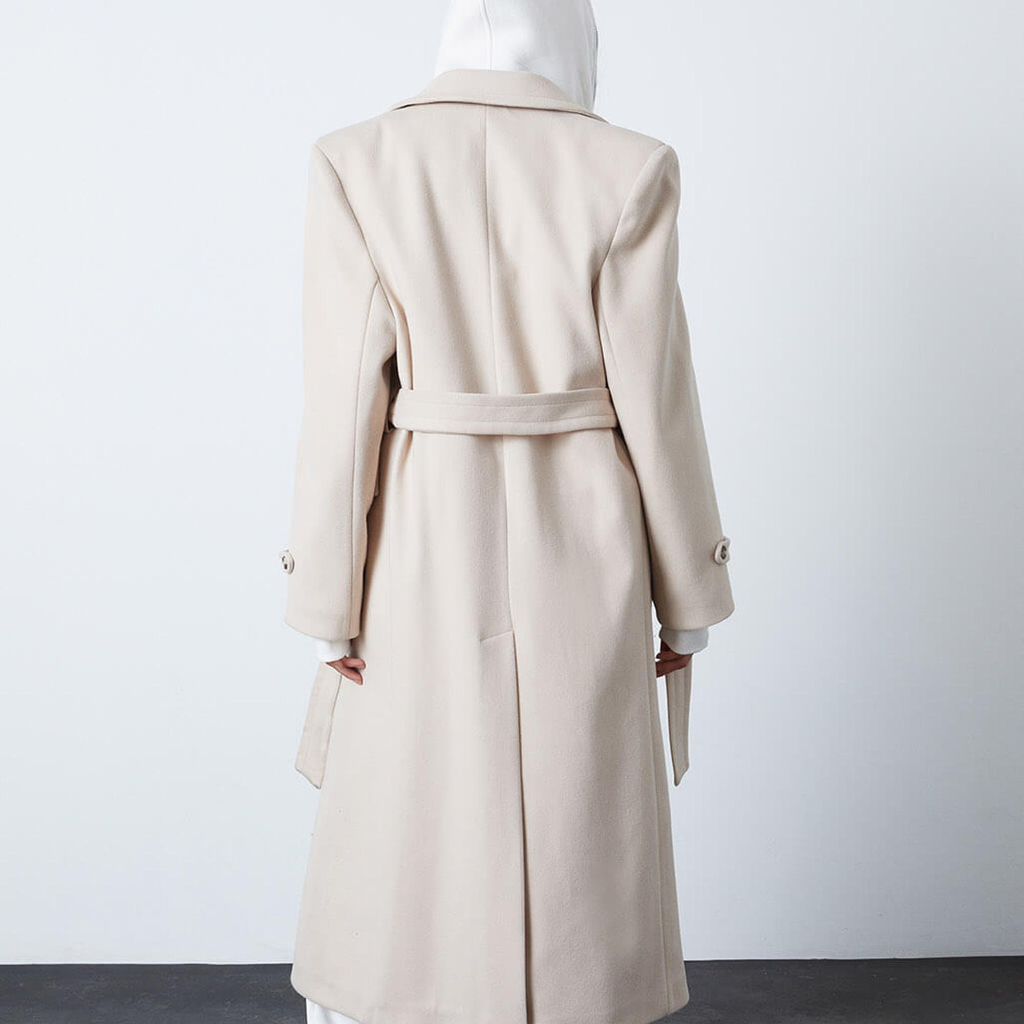 Oversize Kaşe Kaban