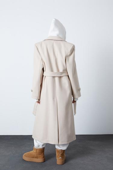  Oversize Kaşe Kaban