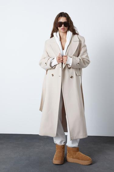  Oversize Kaşe Kaban